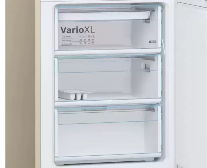 Холодильник с нижней морозильной камерой BOSCH KGE39XK21R
