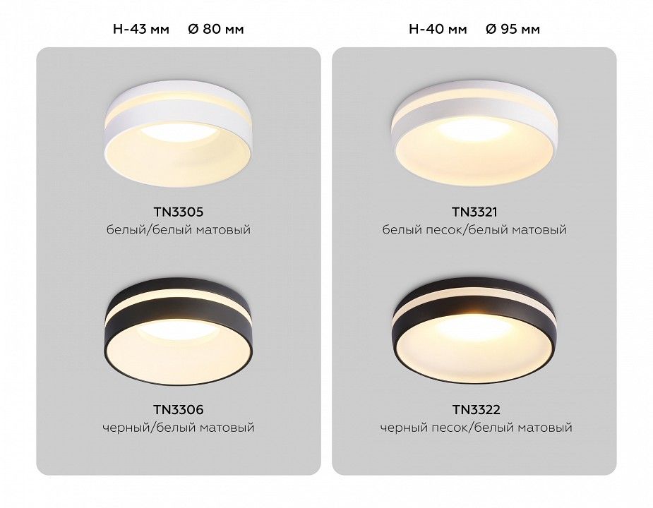 Встраиваемый светильник Ambrella Light TN TN3306
