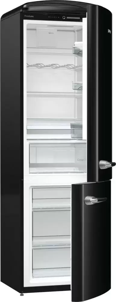 Двухкамерный холодильник Gorenje ORK 192 BK