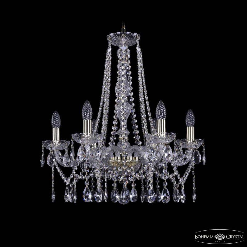 Подвесная люстра Bohemia Ivele Crystal 1413 1413/6/200/h-60 G