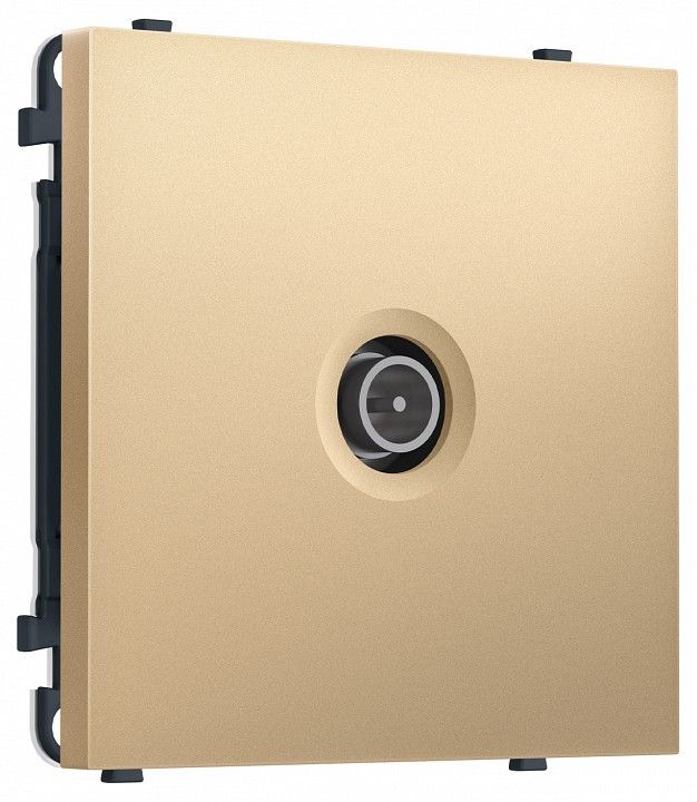 ТВ-розетка оконечная экранированная без рамки Ambrella Volt MS MS893005