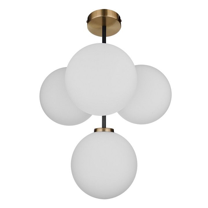 Люстра на штанге 33 идеи S32WH CHN800S.04.17ABL.ASB-S32WH