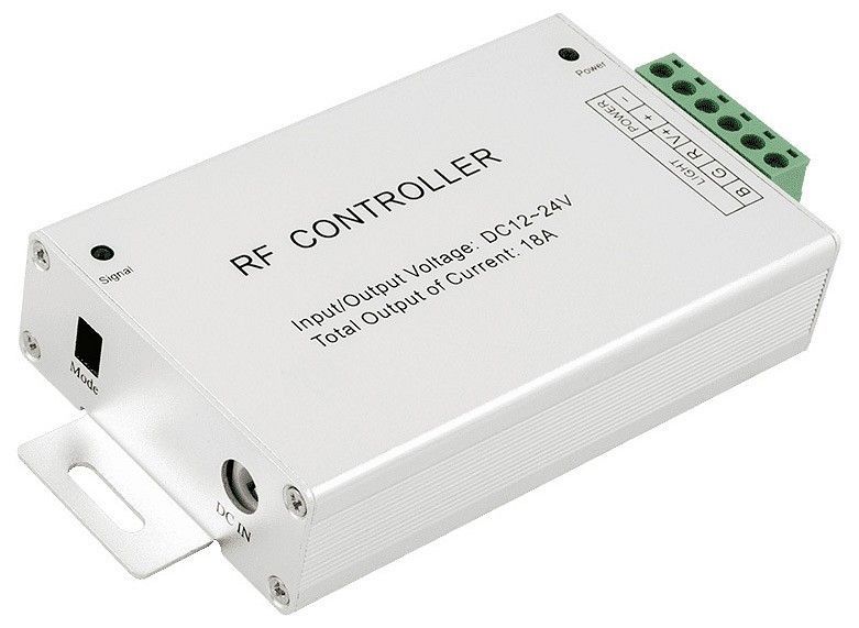 Контроллер-регулятор цвета RGB с пультом ДУ SWG RF RGB RF-RGB-20-18A