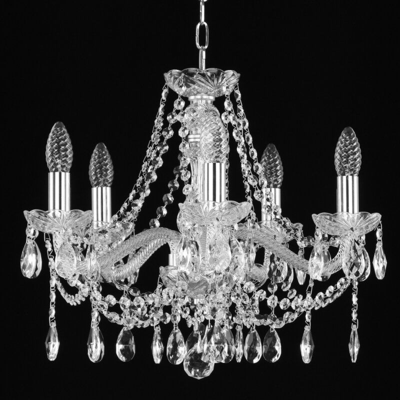 Подвесная люстра Bohemia Ivele Crystal 107 107/5/165 Ni