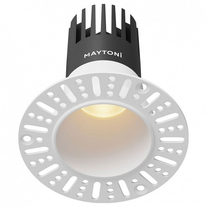 Встраиваемый светильник Maytoni Technical Омут DL120-10W-2.7K-TRS-W
