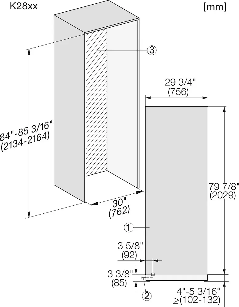 Встраиваемый холодильник Miele K 2802 Vi MasterCool
