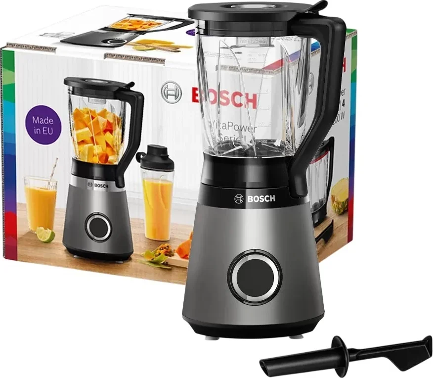 Блендер Bosch MMB6172S нержавеющая сталь