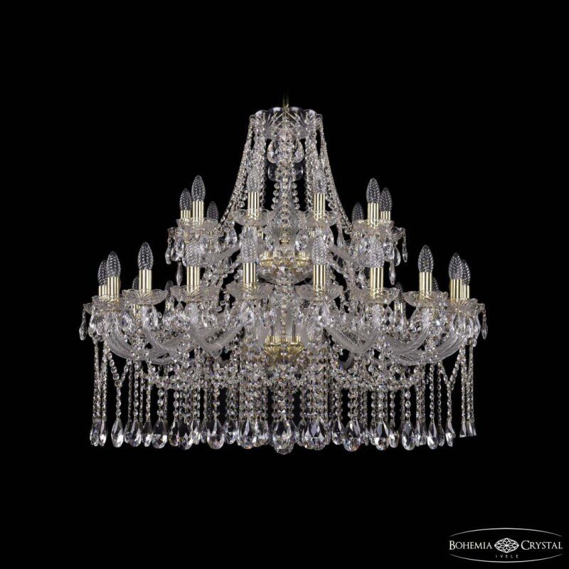 Подвесная люстра Bohemia Ivele Crystal 1413 1413/20+10/360/2d G
