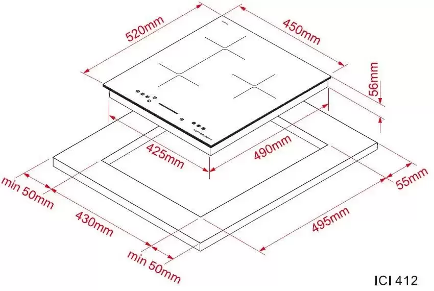 Варочная панель Kuppersberg ICI 412