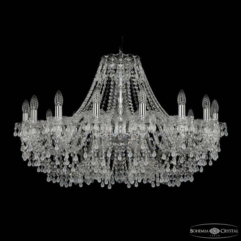 Подвесная люстра Bohemia Ivele Crystal 1410 1410/16/360 Ni V0300