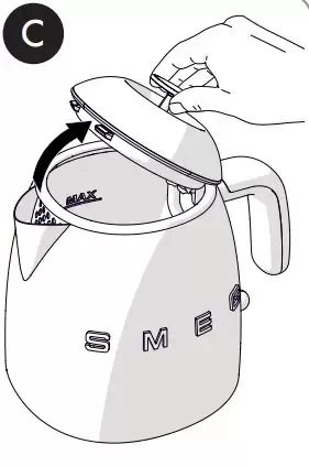 Чайник Smeg KLF05CREU