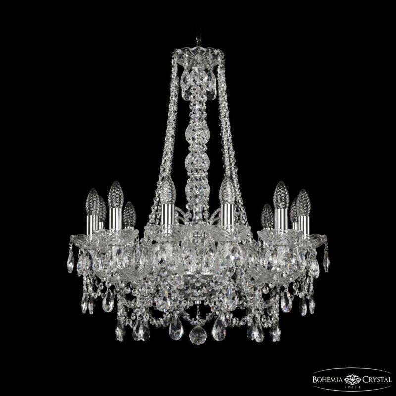 Подвесная люстра Bohemia Ivele Crystal 1411 1411/12/195/h-70 Ni