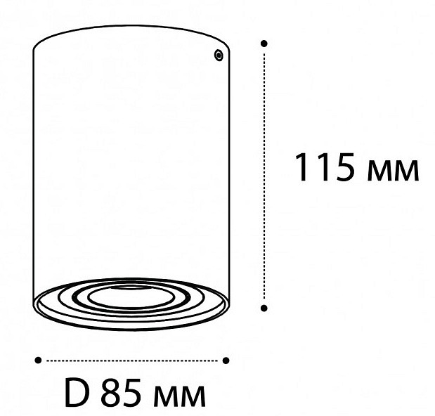 Накладной светильник Italline M02-85115 M02-85115 black
