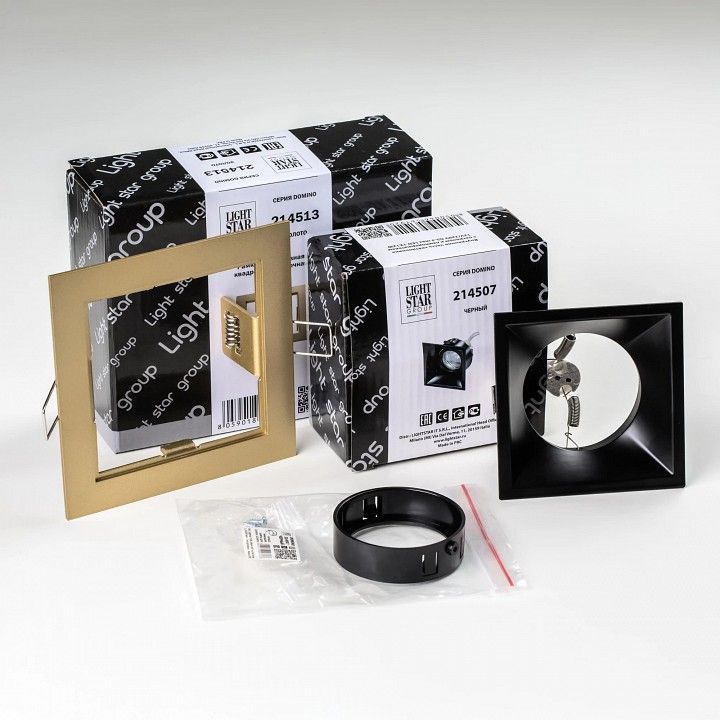Встраиваемый светильник Lightstar Domino D51307BMOD