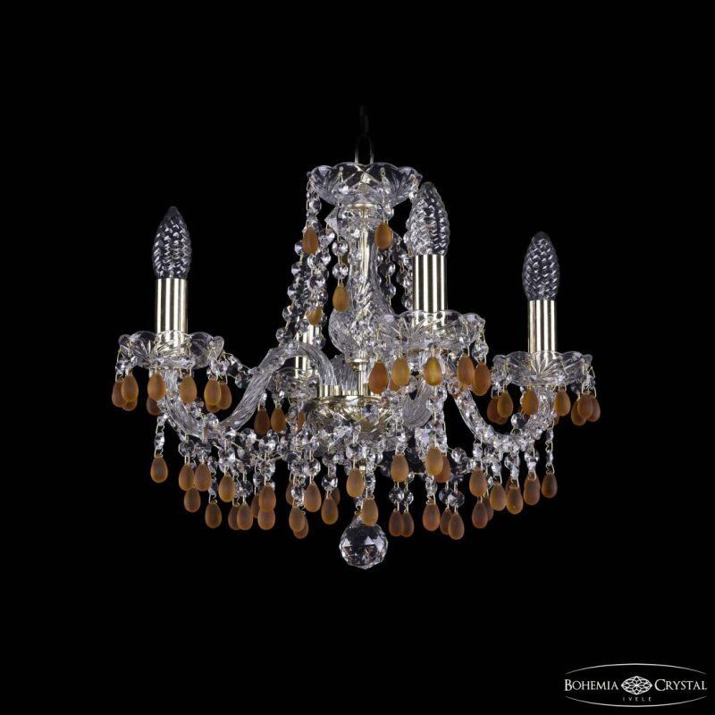 Подвесная люстра Bohemia Ivele Crystal 1410 1410/4/141 G V1003
