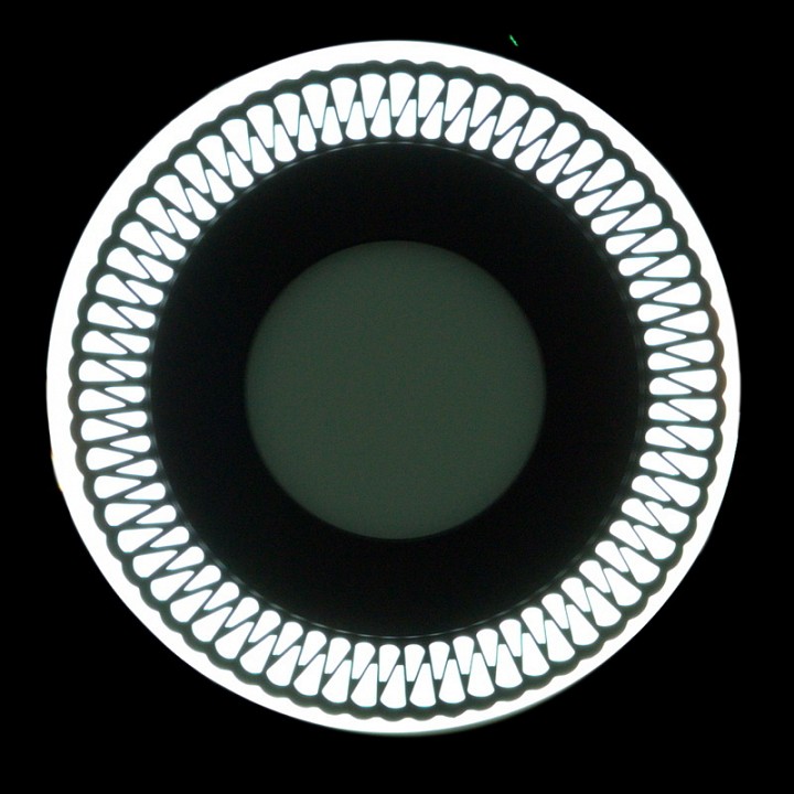 Встраиваемый светильник Reluce  63903-9.0-001RD LED3+3W BK