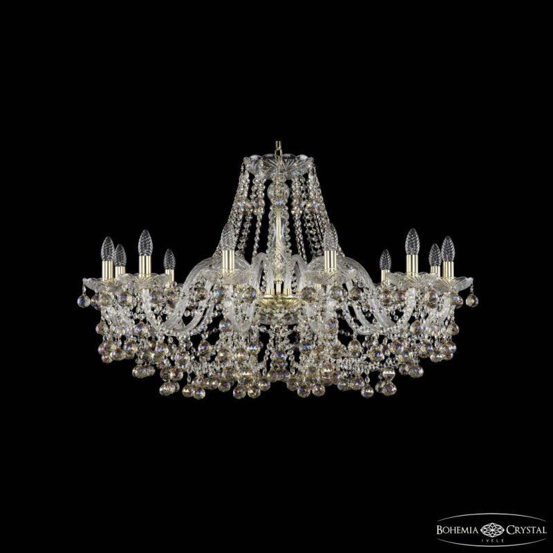 Подвесная люстра Bohemia Ivele Crystal 1409 1409/12/360 G K801