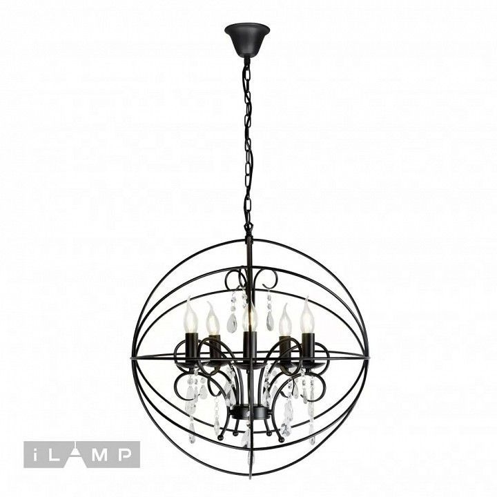 Подвесная люстра iLamp Life 8774-5 BK