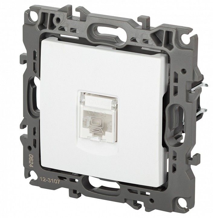 Розетка Ethernet RJ-45 без рамки Эра Эра 12 12-3107-01М