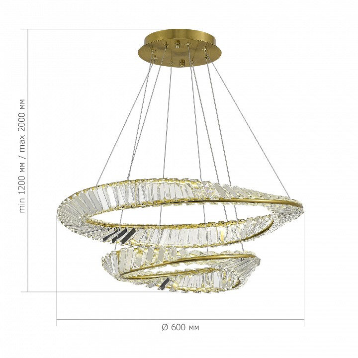 Подвесной светильник ST-Luce Ritorto SL6204.301.02