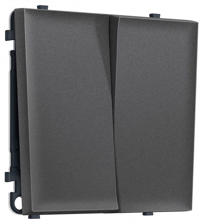 Переключатель перекрестный двухклавишный без рамки Ambrella Volt MS MS653030
