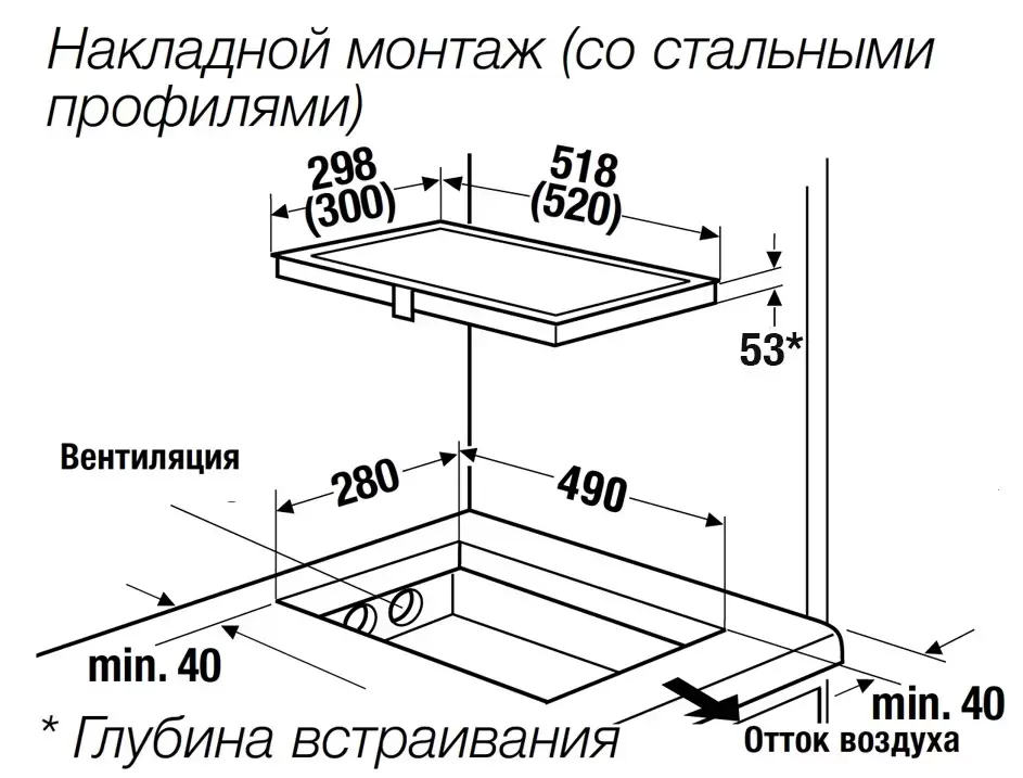 Индукционная варочная панель Kuppersbusch VKI 3850.0 SR