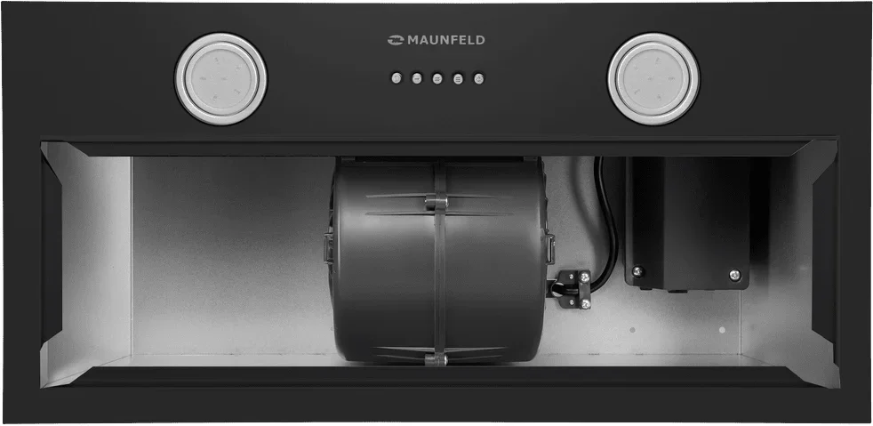 Вытяжка кухонная Maunfeld Первый 60 Мощный черный (Uno 60 Power Black)