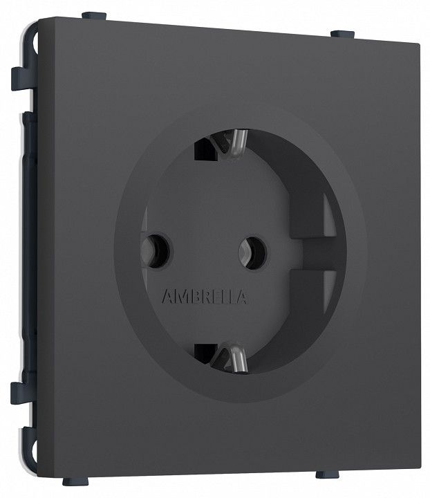 Розетка с заземлением, без рамки Ambrella Volt MS MS906010