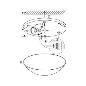 Накладной светильник Globo Fulva 40983-1