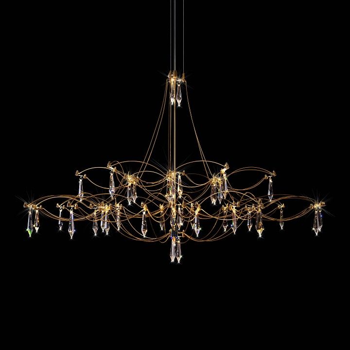 Подвесная люстра Loft it Mira 10590/1000 Gold Asfour