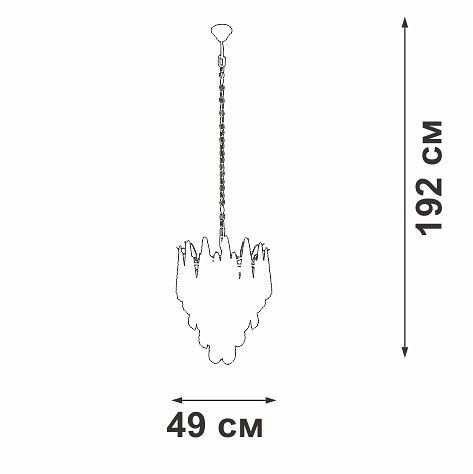 Подвесная люстра Vitaluce V5886 V5886-8/7
