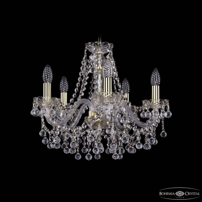 Подвесная люстра Bohemia Ivele Crystal 1409 1409/5/160 G