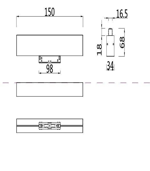 Накладной светильник Maytoni Technical BASIS TR012-2-7W4K-W