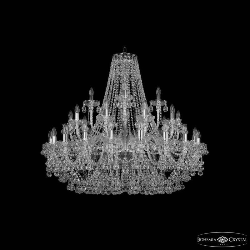 Подвесная люстра Bohemia Ivele Crystal 1409 1409/20+10+5/400 Ni
