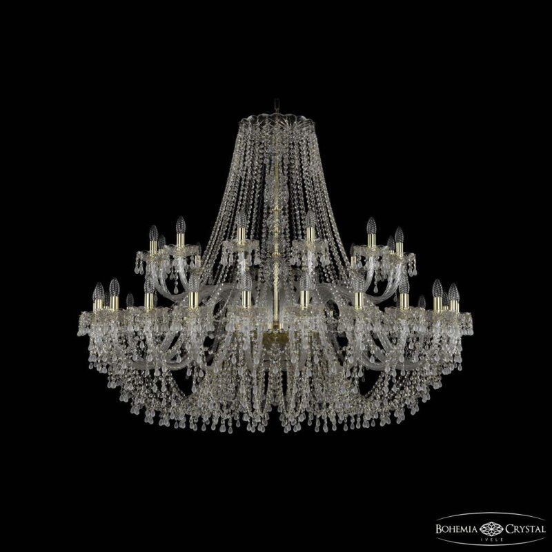 Подвесная люстра Bohemia Ivele Crystal 1410 1410/24+12/530 G V0300