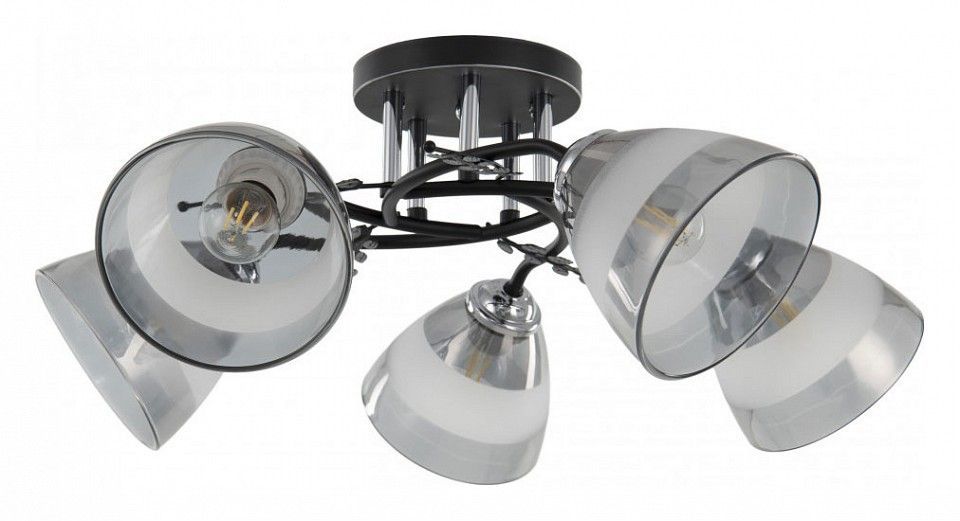 Потолочная люстра Arte Milano AMALFI-327685 327685/5A BK+CR