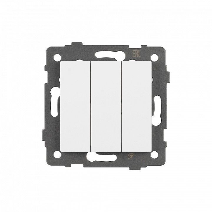 Выключатель трехклавишный без рамки Arlight SWT 049896