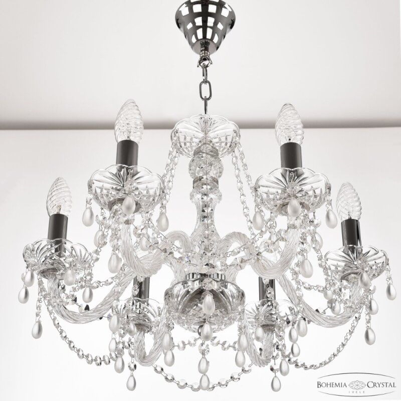 Подвесная люстра Bohemia Ivele Crystal 112 112/6/165 Ni V0300