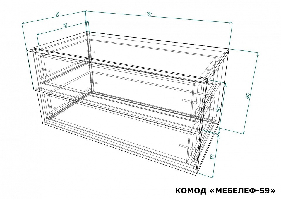 Комод Мебелеф-59