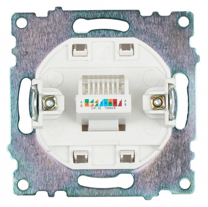 Розетка Ethernet RJ-45 без рамки Stekker Катрин 39305