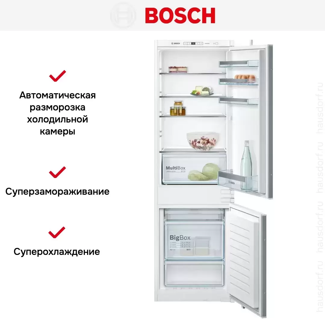 Встраиваемый холодильник Bosch KIN 86VS20 R