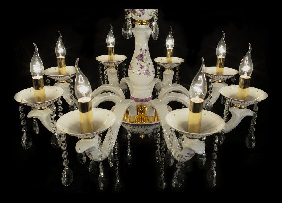 Подвесная люстра Arte Lamp Contessa A6613LM-8GO