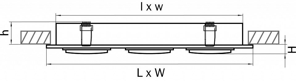 Встраиваемый светильник Lightstar Singo 011603