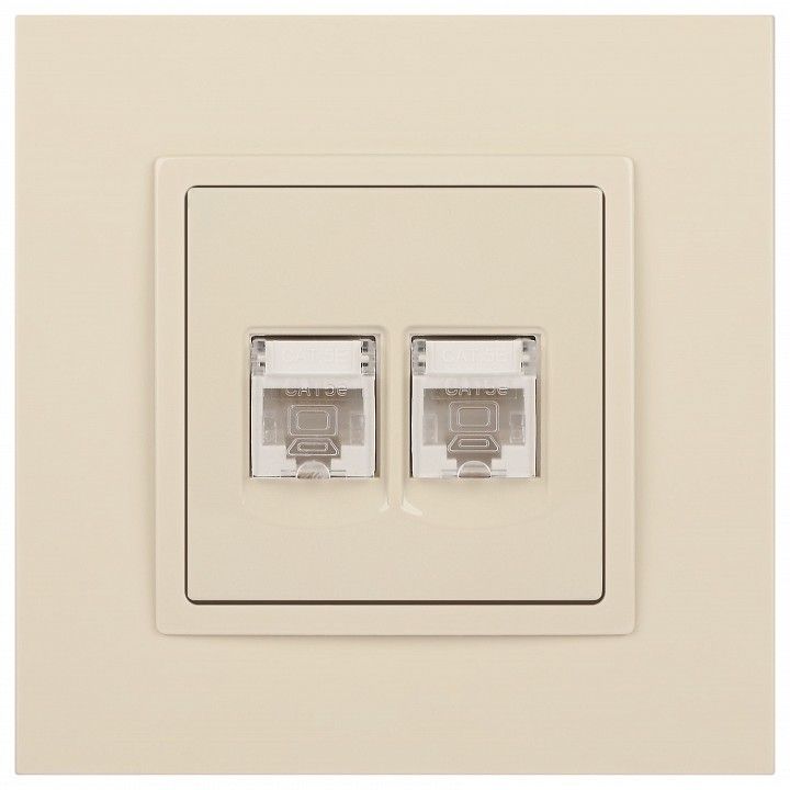 Розетка Ethernet RJ-45 без рамки Эра Эра Elegance 14-3108-02