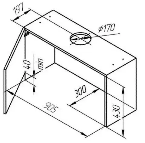 Встраиваемая вытяжка Kuppersberg SLIMBOX 90 X