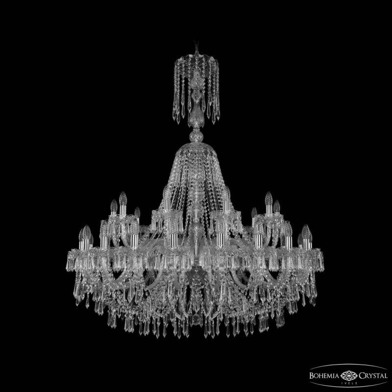 Подвесная люстра Bohemia Ivele Crystal 1403 1403/20+10/400/XL-133 Ni