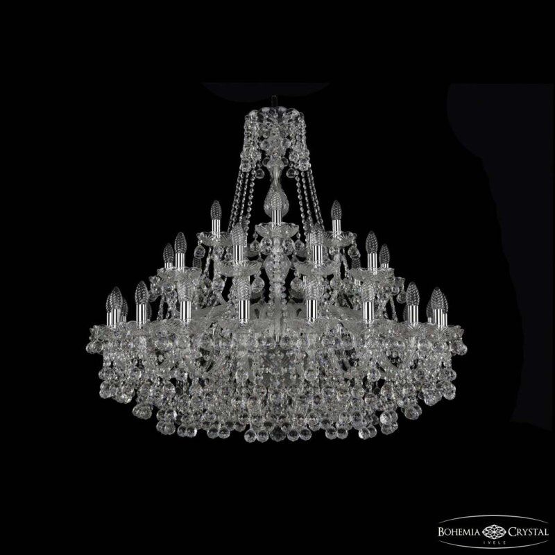 Подвесная люстра Bohemia Ivele Crystal 1409 1409/20+10+5/360 Ni