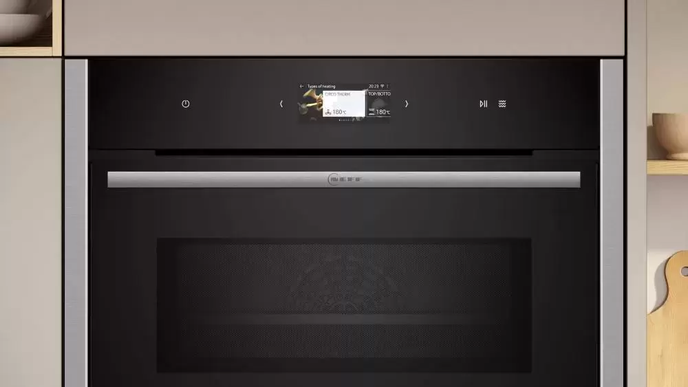 Компактный духовой шкаф с микроволнами Neff C24MS31N0