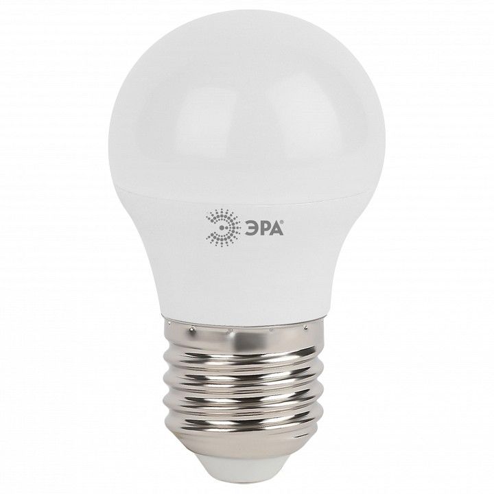 Лампа светодиодная Эра Стандарт E27 5Вт 2700K LED P45-5W-827-E27