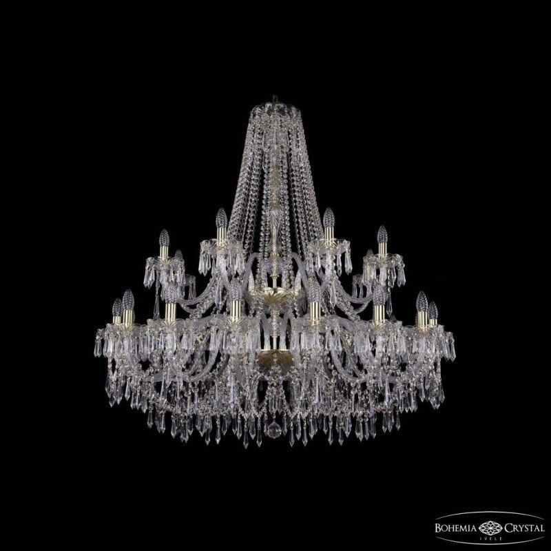 Подвесная люстра Bohemia Ivele Crystal 1403 1403/20+10/400/2d G